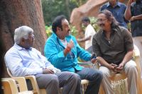 Sri Rama Rajyam Working Photos